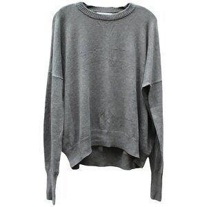 Apiece Apart - Cotton Cashmere Boxy Pullover Sweater, Khaki, Med fits XL